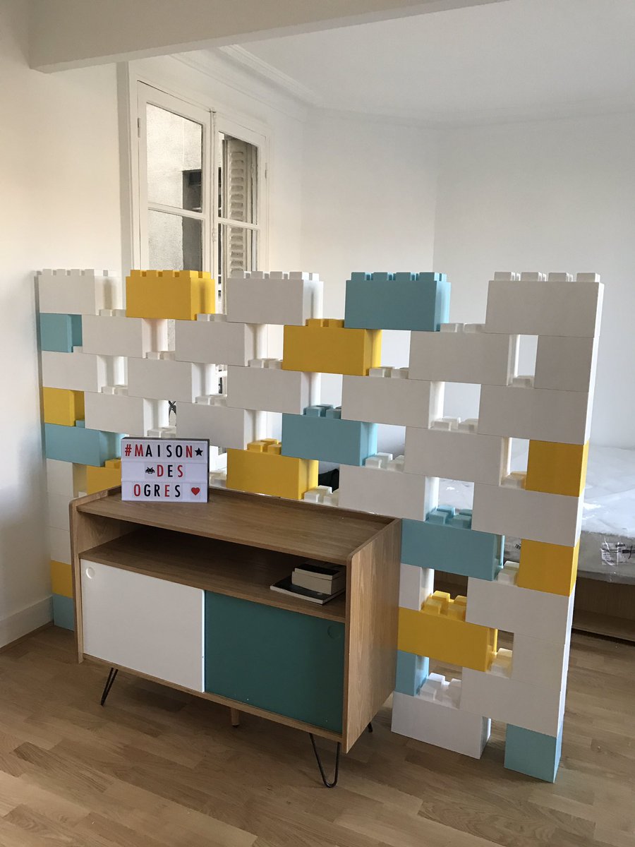 Un mur en Everblocks pour votre salon!